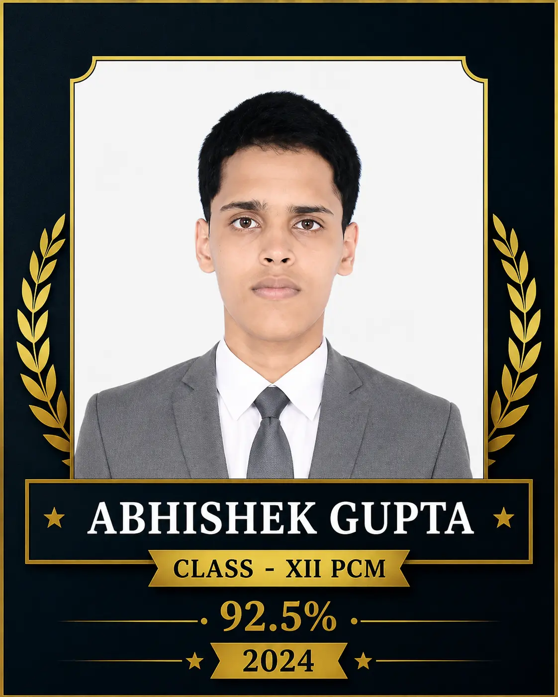 Class XII Top Scorer
